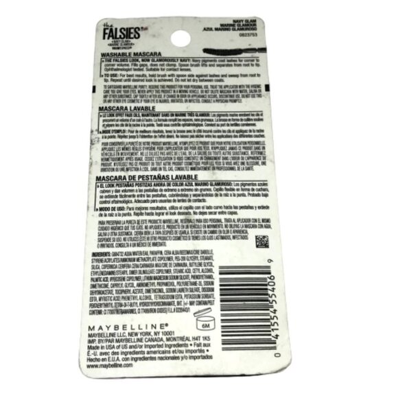 Maybelline Falsies Navy Glam 283 Washable Mascara - Picture 2 of 2